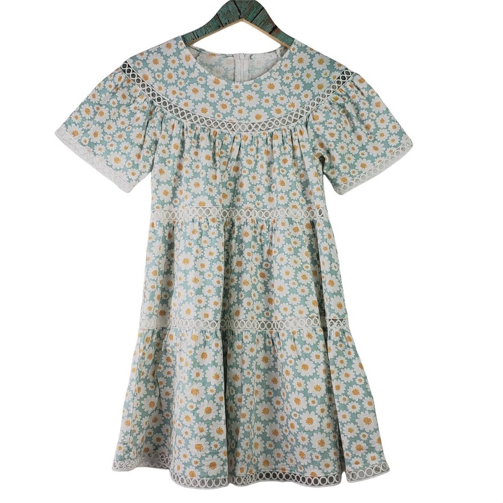 Girl and the Sun Daisy Chain Mini Dress Sz XS - Picture 2 of 9